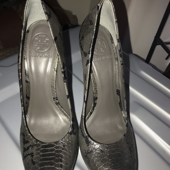 Tory Burch Snakeskin Pumps - Picture 3 of 6